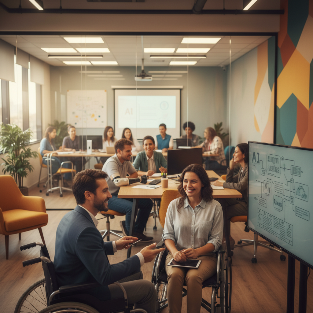 Capacitação em IA abre novas vagas para PCDs no Brasil